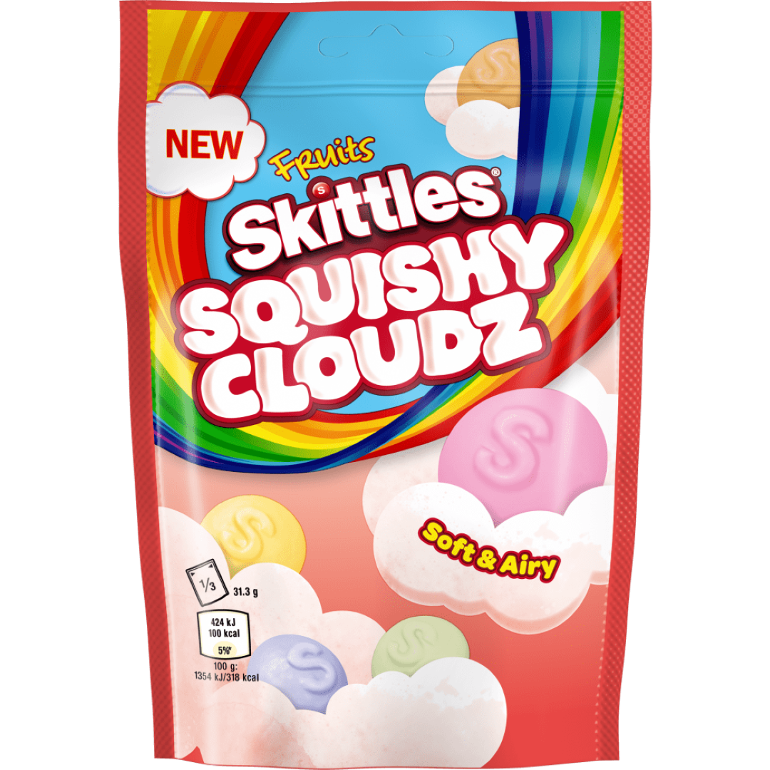 SKITTLES SQUISHY CLOUDZ FRUIT 70G
